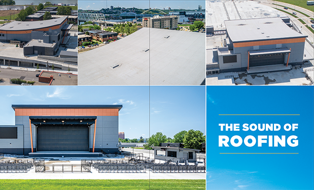 The sound of roofing - TruCraft Roofing helps build a new concert venue in Kentucky